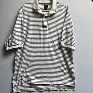 Nike Dri Fit Golf stripe Polo Shirt Sz XL